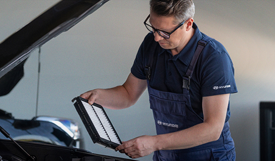 Проверка кондиционера Hyundai.